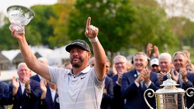 Michael Block is pictured at the 2023 PGA Championship.